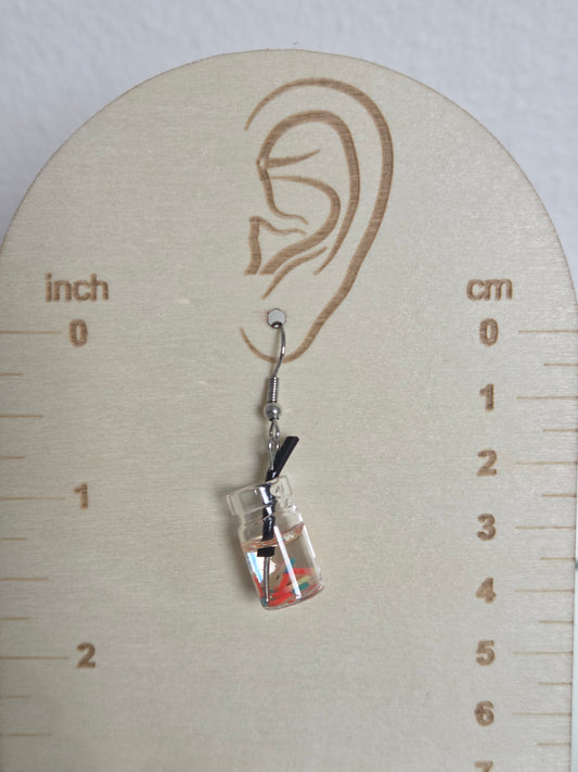 Mini Apple Juice Earrings