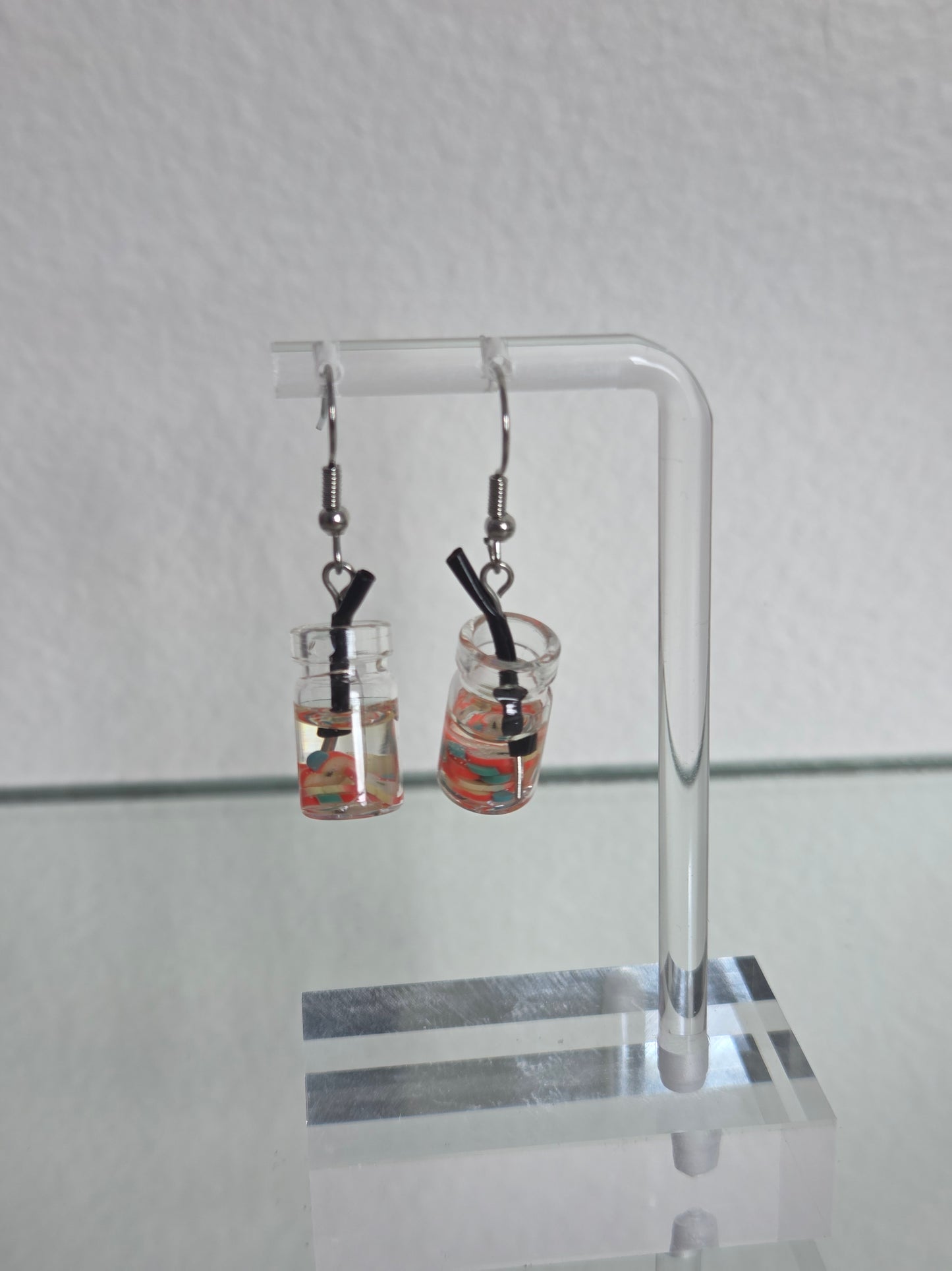 Mini Apple Juice Earrings