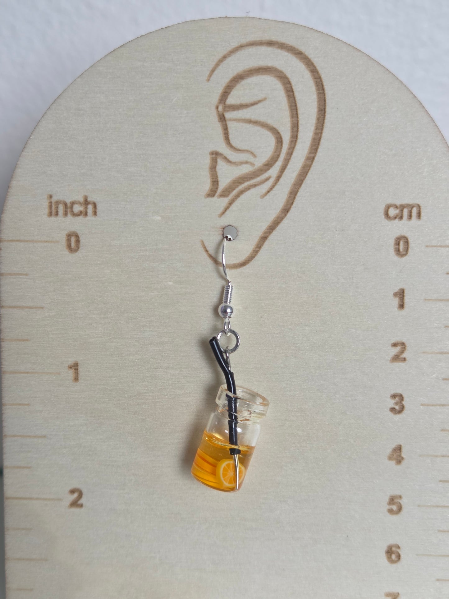 Miniature Iced Tea Earrings
