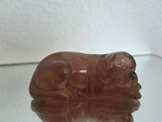 Sleeping dog keepsake small with Customization