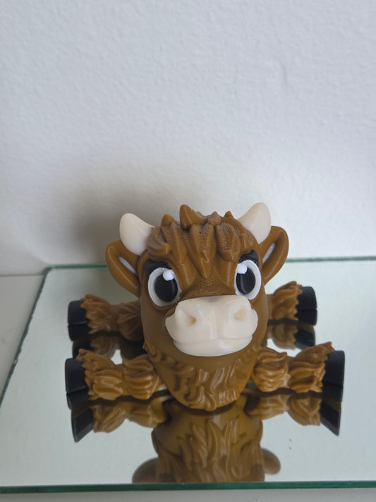 3D printed Highland cow