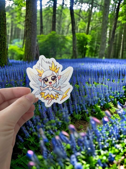 Lightning Fairy Kawaii Sticker