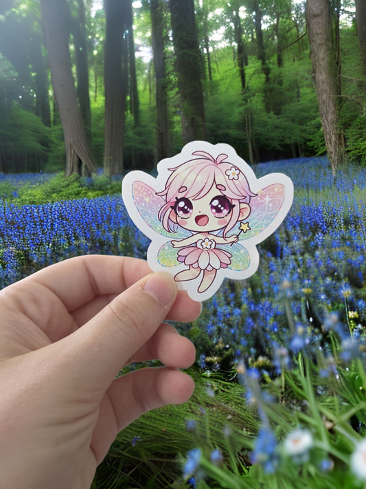 Pastel Sparkle Fairy Sticker