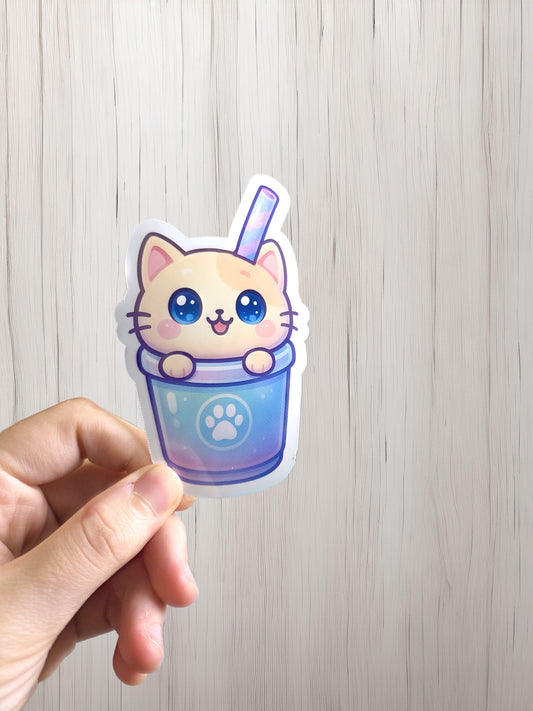 Drink kitty sticker