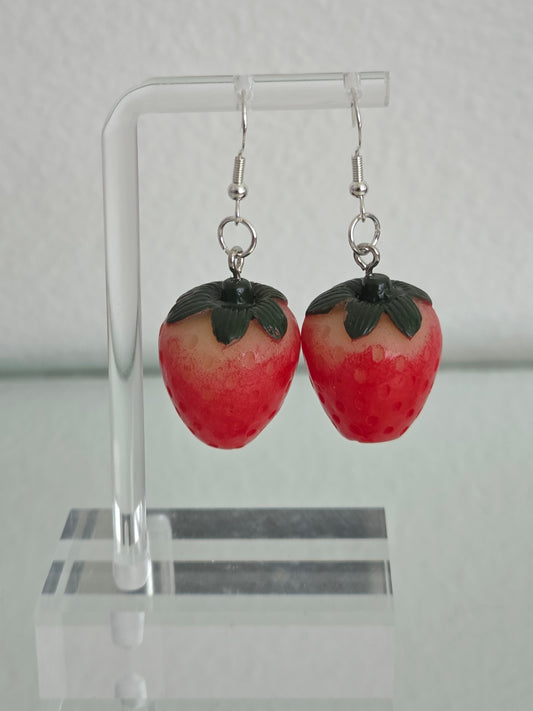 strawberry earrings