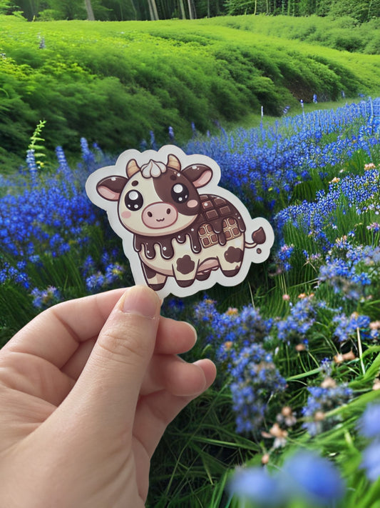 Chocolate Cow Sticker