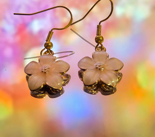 Cherry Blossom Dangle Earrings