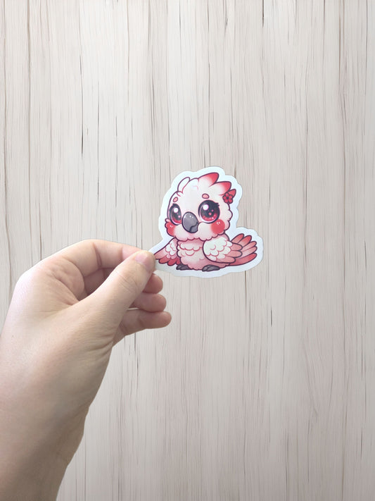 Cherry Blossom Cockatoo Sticker
