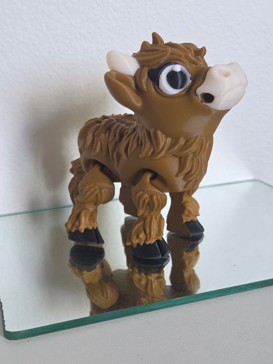 3D printed Highland cow