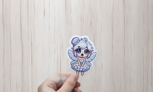 Snow fairy sticker