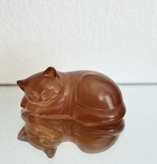 Sleeping cat keepsake small with Customization