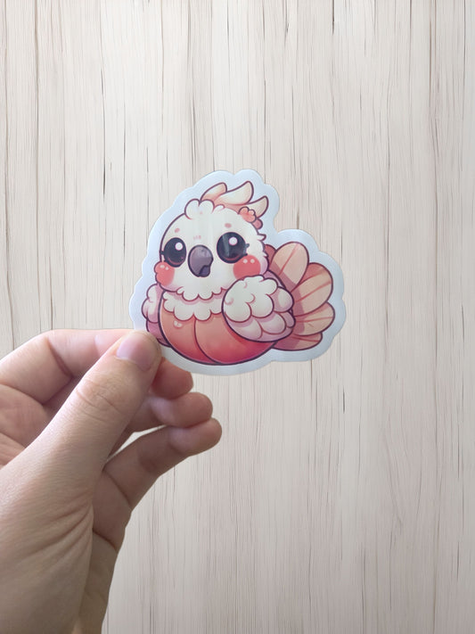 Peach Cockatoo Sticker